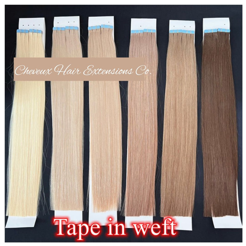 Tape in hair bundles 100% human hair long or short Tape in extensions