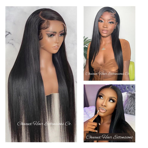 Pre plucked silk straight Skin Melt HD Lace Ready to Wear 13*6 Lace Front Wig