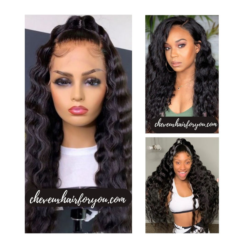 Stock Loose Wave  HD Skin Melt Lace Closure Wig