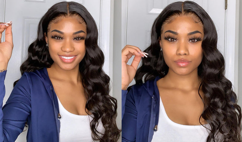 Stock Loose Wave  HD Skin Melt Lace Closure Wig