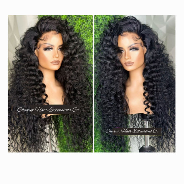 Deep wave Skin Melt HD Lace Front Wig